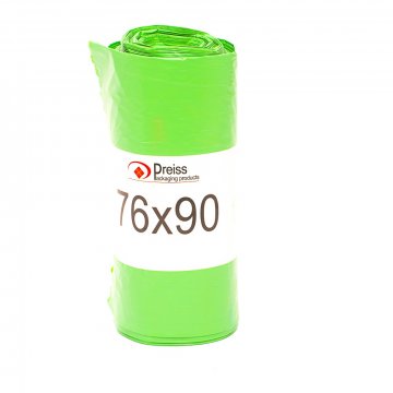 שקיות אשפה 75X90 ירוקות מחוזקות 1/25