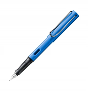 עט נובע LAMY מאלומיניום בצבע כחול אוקיינוס ocean blue עובי הציפורן EF