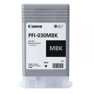 דיו לפלוטר PFI-030 MBK CANON שחור מט 55 מ