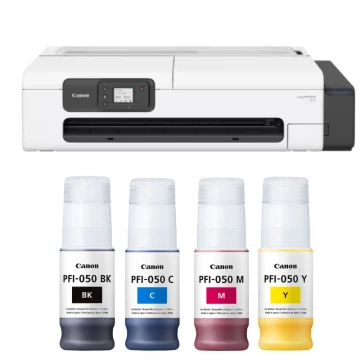 בנדל פלוטר סורק + סט 4 דיו IMAGEPROGRAF TC-21M CANON