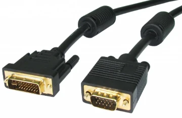 כבל VGA זכר ל-DVI זכר 1.5 מ' כבל VGA זכר ל-DVI זכר 1.5 מ'