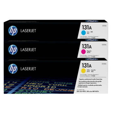 טונר HP 131 מקורי צבעוני סט (M276) טונר HP 131 מקורי צבעוני סט (M276)