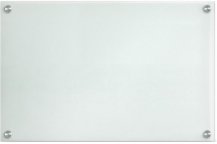 לוח מחיק מגנטי זכוכית לבנה