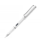 עט נובע LAMY לבן ספארי safari white ציפורן F 