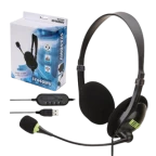 אוזניות קשת +מיקרופון חיבור USB SY440MV