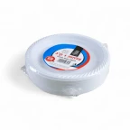 מארז 66 צלחות פלסטיק לבנות גדולות איכותיות 