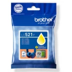 ראש דיו מקורי ברדר LC 521Y  צהוב 100 דף