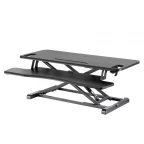 עמדת עבודה למסך מקלדת ועכבר R66H שחור